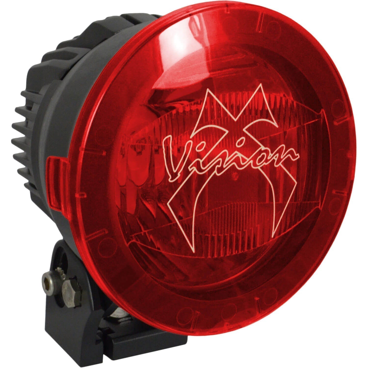 Photo of 6.7" Cannon, CG2, ADV Red PCV Cover, Single by Vision X Off-Road - Premium Light Cover for UTVs / Side by Sides