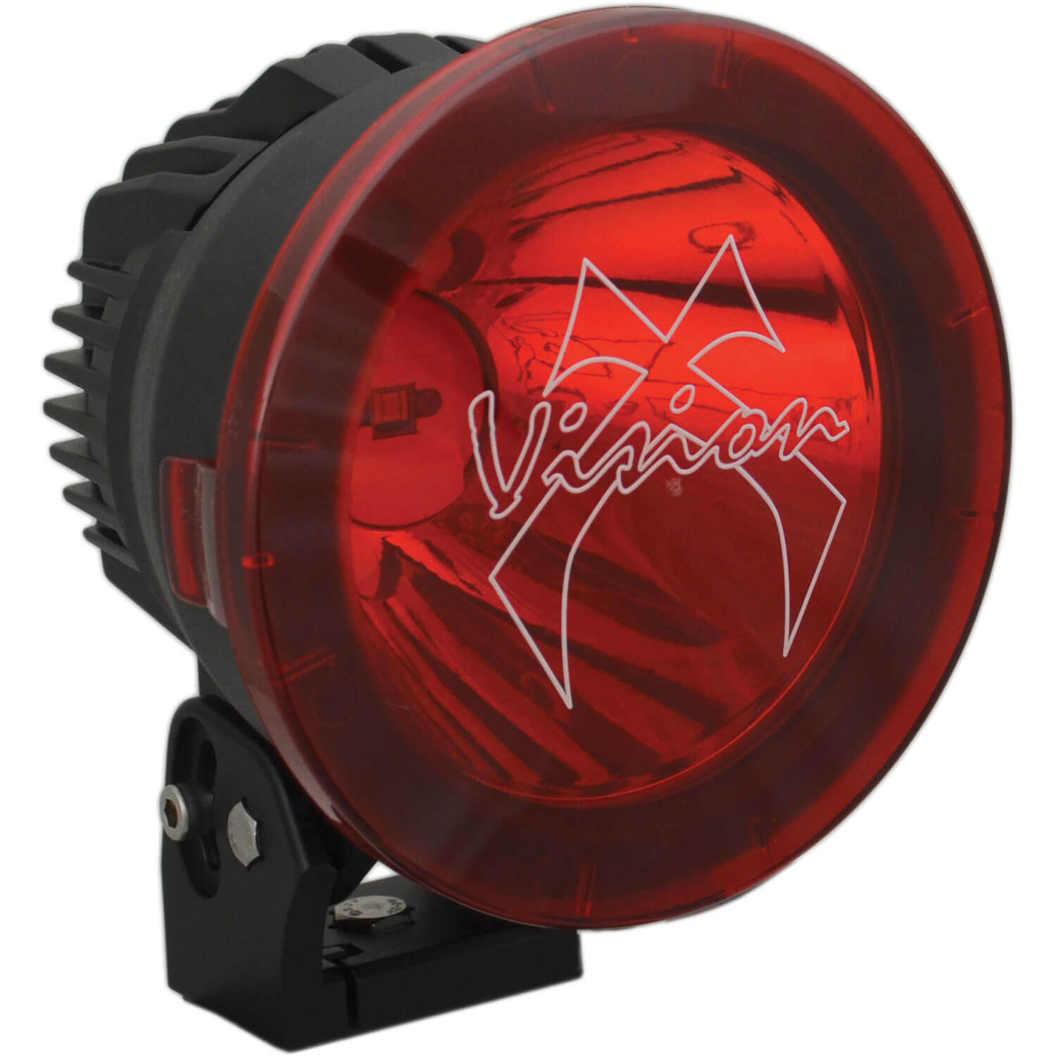 Photo of 6.7" Cannon, CG2, ADV Red PCV Cover, Single by Vision X Off-Road - Premium Light Cover for UTVs / Side by Sides