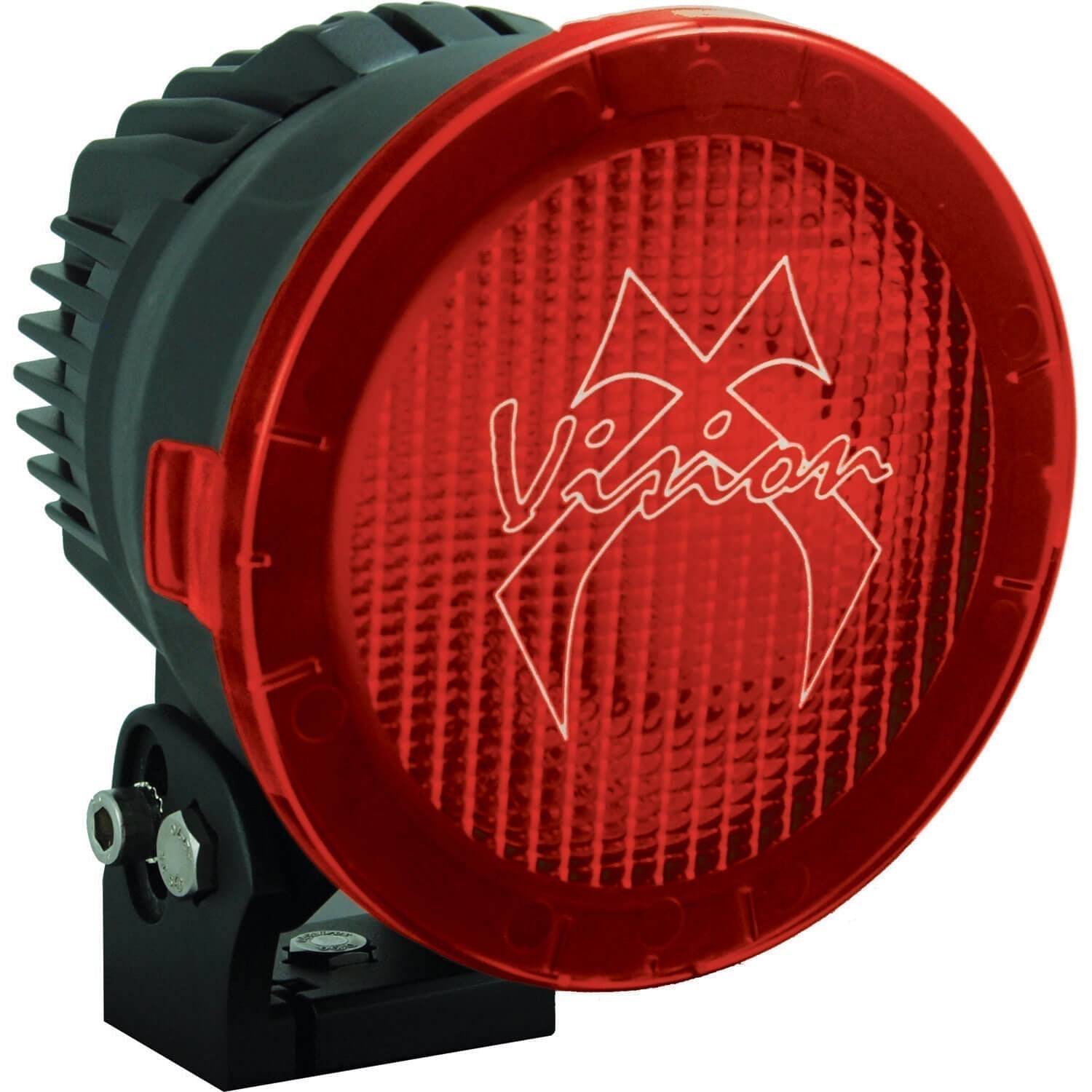 Photo of 6.7" Cannon, CG2, ADV Red PCV Cover, Single by Vision X Off-Road - Premium Light Cover for UTVs / Side by Sides