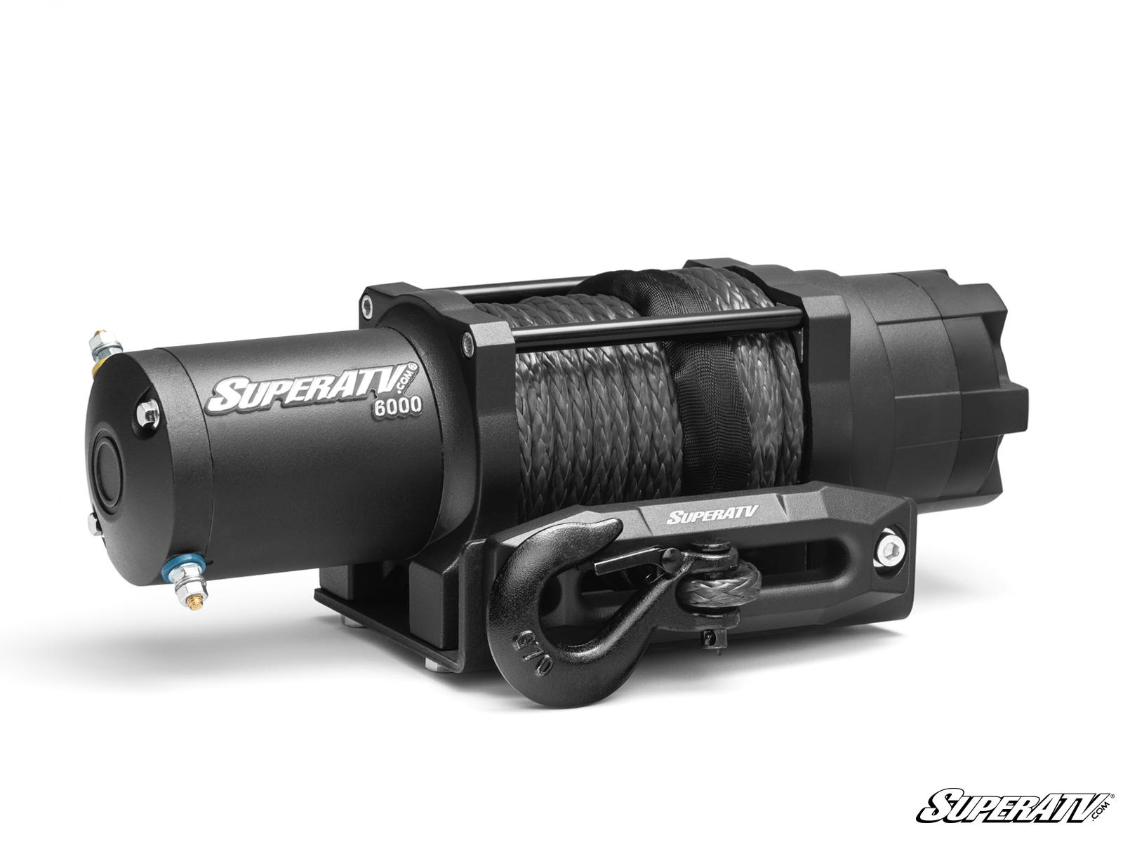 Photo of SuperATV 6000 lb. Black Ops UTV/ATV Synthetic Rope Winch by SuperATV - Premium Winches & Winch Mounts for UTVs / Side by Sides