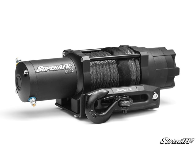 Photo of SuperATV 6000 lb. Black Ops UTV/ATV Synthetic Rope Winch by SuperATV - Premium Winches & Winch Mounts for UTVs / Side by Sides