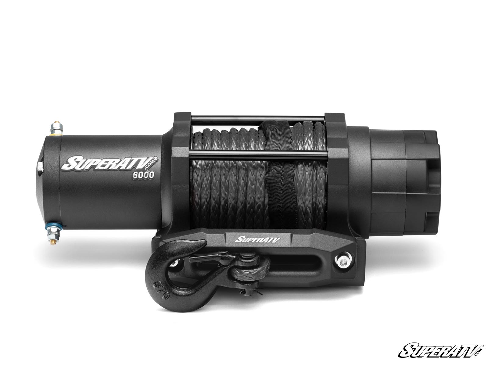 Photo of SuperATV 6000 lb. Black Ops UTV/ATV Synthetic Rope Winch by SuperATV - Premium Winches & Winch Mounts for UTVs / Side by Sides