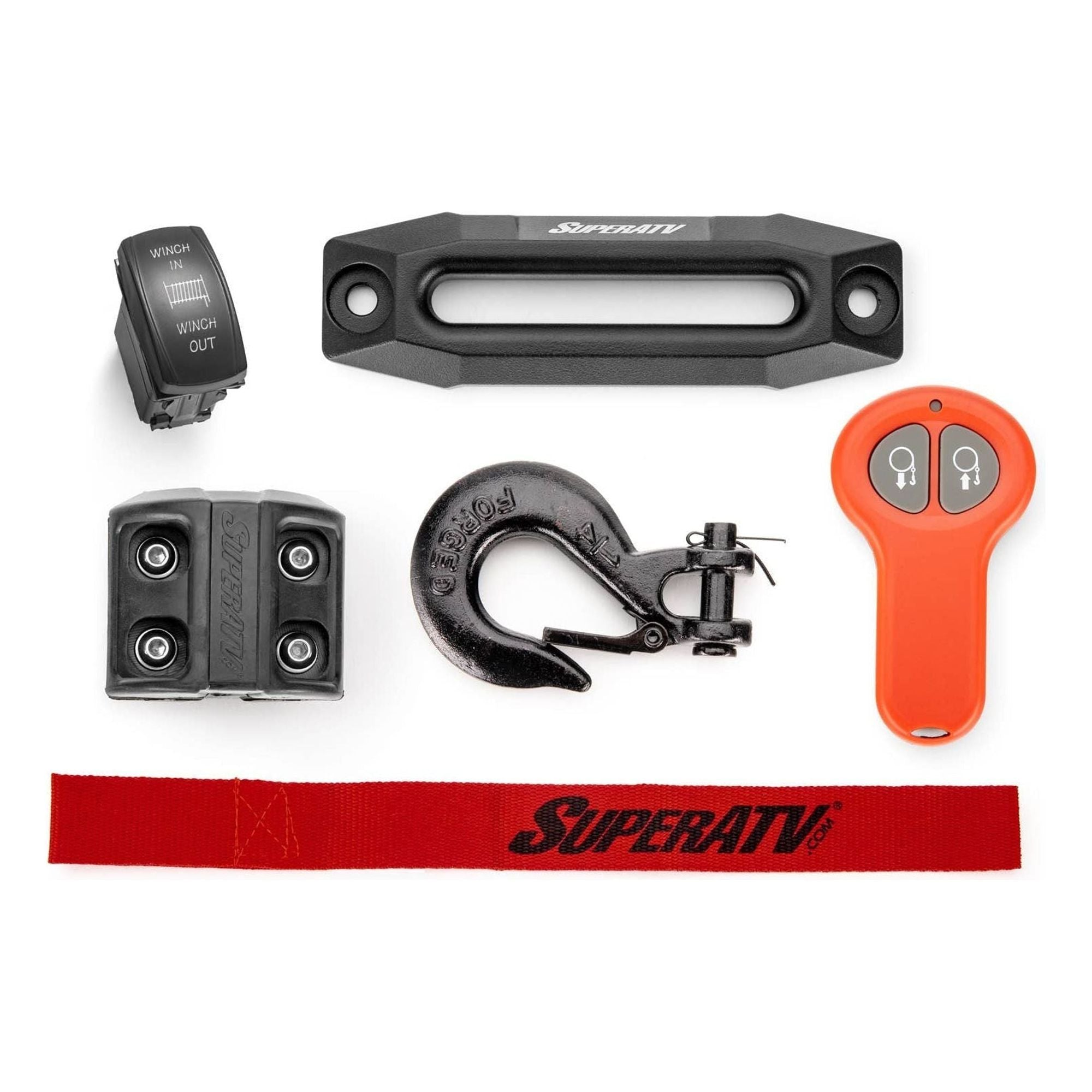 Photo of 6000 LB. Winch with Wireless Remote & Synthetic Rope by SuperATV - Premium Winches & Winch Mounts for UTVs / Side by Sides