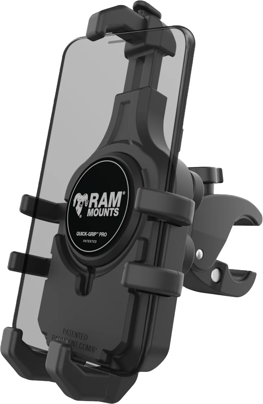 Photo of QUICK-GRIP PRO LOW-PROFILE MOUNT W/VIBE SAFE by RAM - Premium Accessories for UTVs / Side by Sides