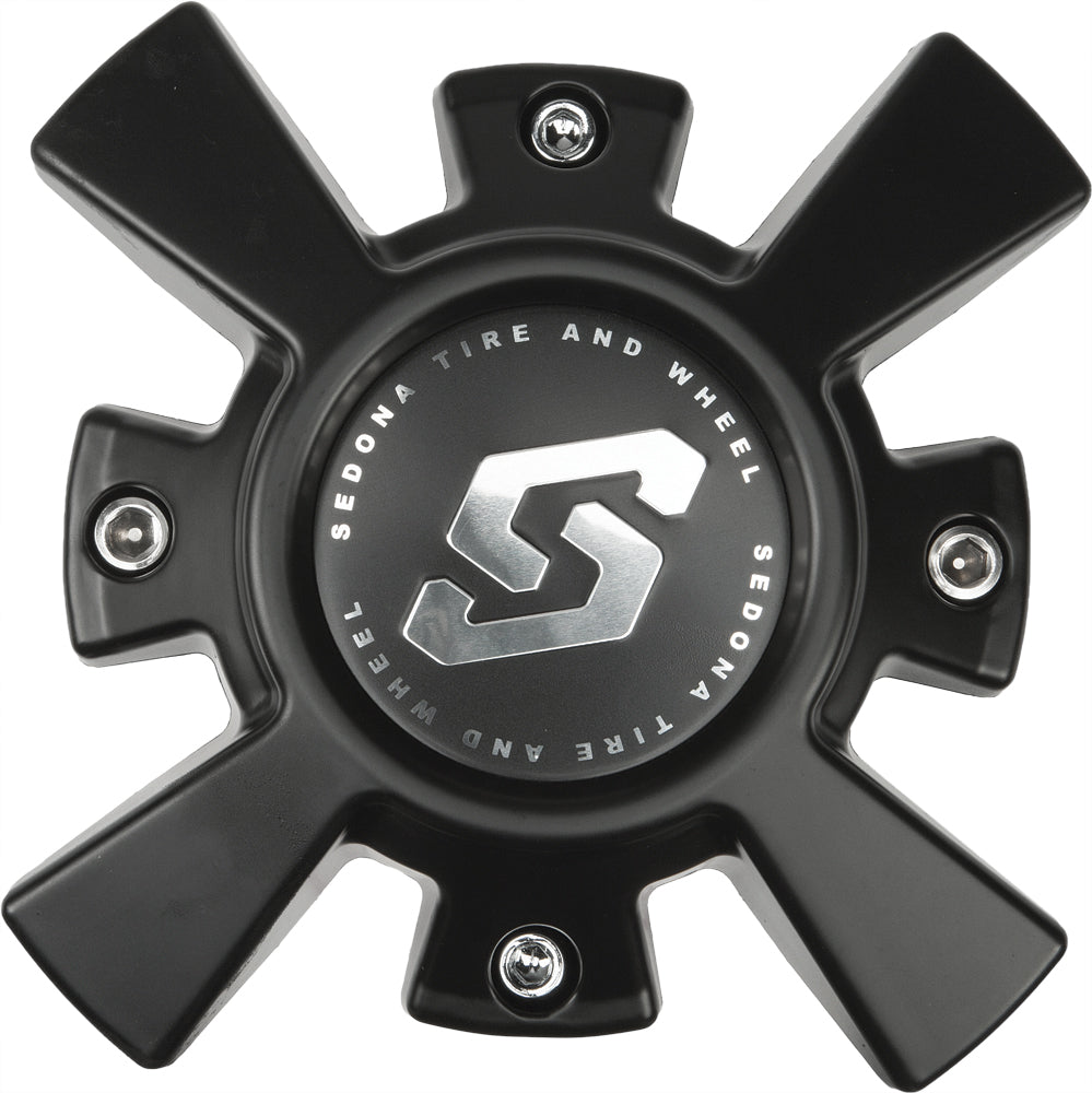 Photo of RIOT WHEEL REPLACMENT CAP BLACK by SEDONA - Premium Wheel Components for UTVs / Side by Sides