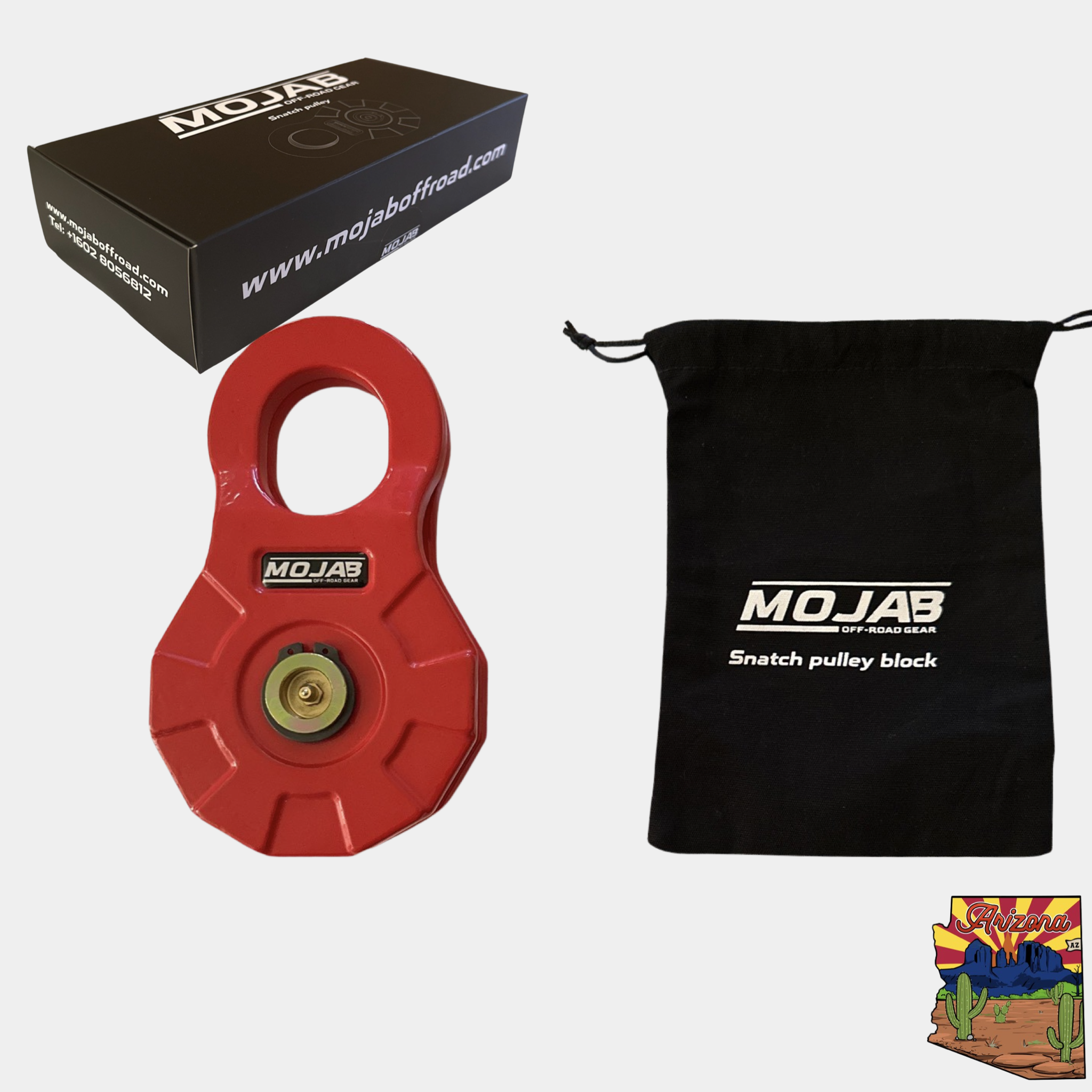 Photo of Snatch Pully Block by MOJAB OFFROAD - Premium Snatch Pulley for UTVs / Side by Sides
