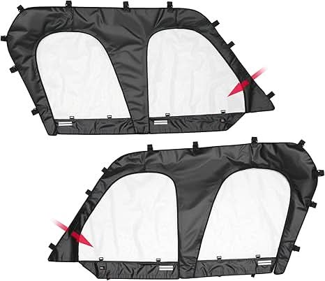 Photo of Soft Upper Doors For Kawasaki Teryx 4 800 |Teryx 4 S by Kemimoto - Premium for UTVs / Side by Sides