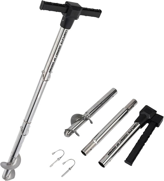 Photo of Jet Ski Anchor Shallow Water Anchor Pole for Kayak Pontoon by Kemimoto - Premium for UTVs / Side by Sides