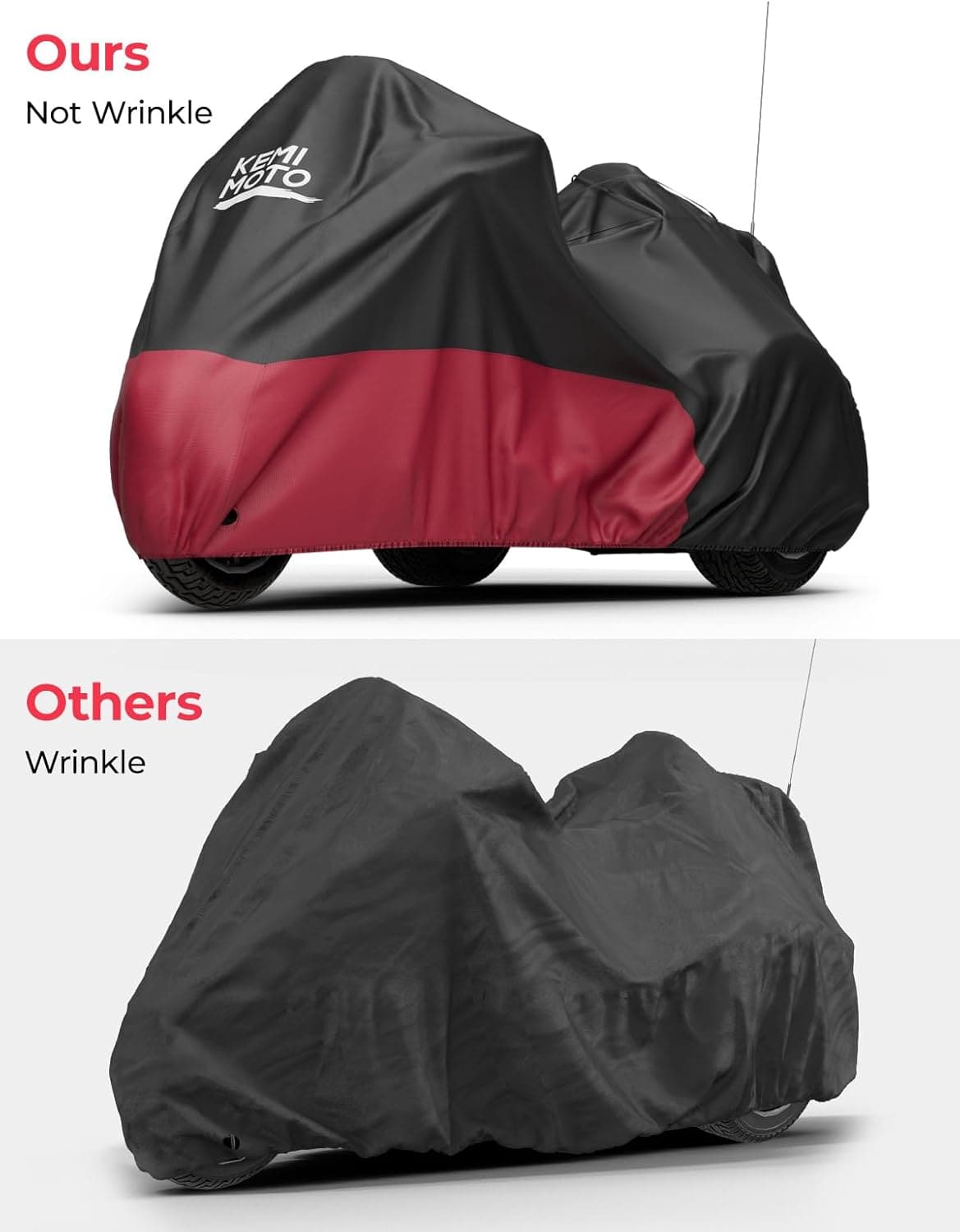 Photo of Motorcycle Cover for Trike Models by Kemimoto - Premium for UTVs / Side by Sides