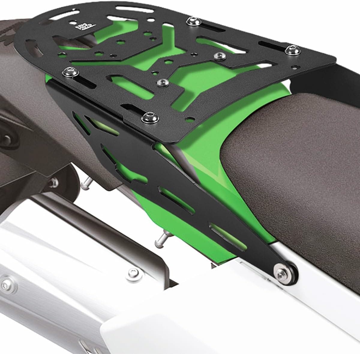 Photo of Rear Rack for KLX250S, KLX300 2009-2024, KLX300SM 2022 2023 by Kemimoto - Premium for UTVs / Side by Sides