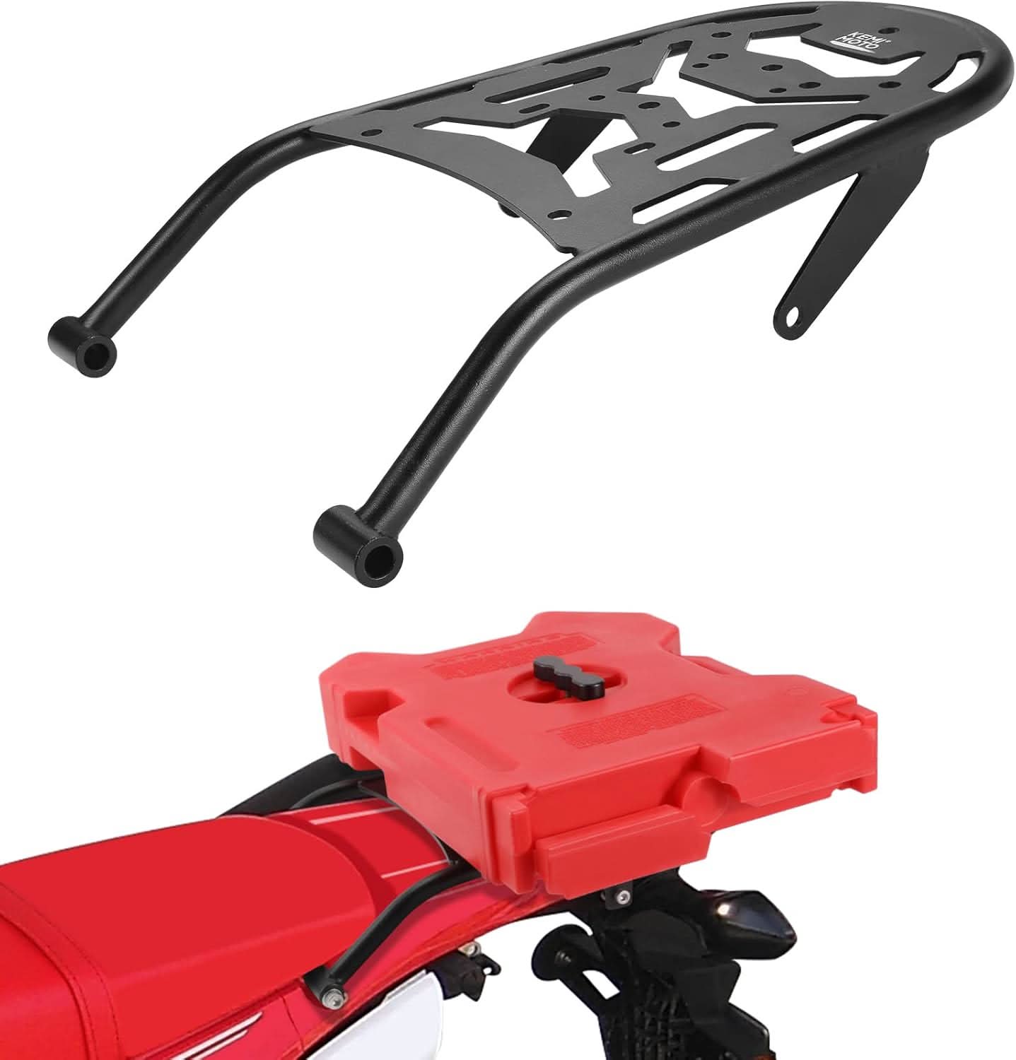 Photo of Rear Rack Luggage Rack for CRF450L CRF450RL by Kemimoto - Premium for UTVs / Side by Sides