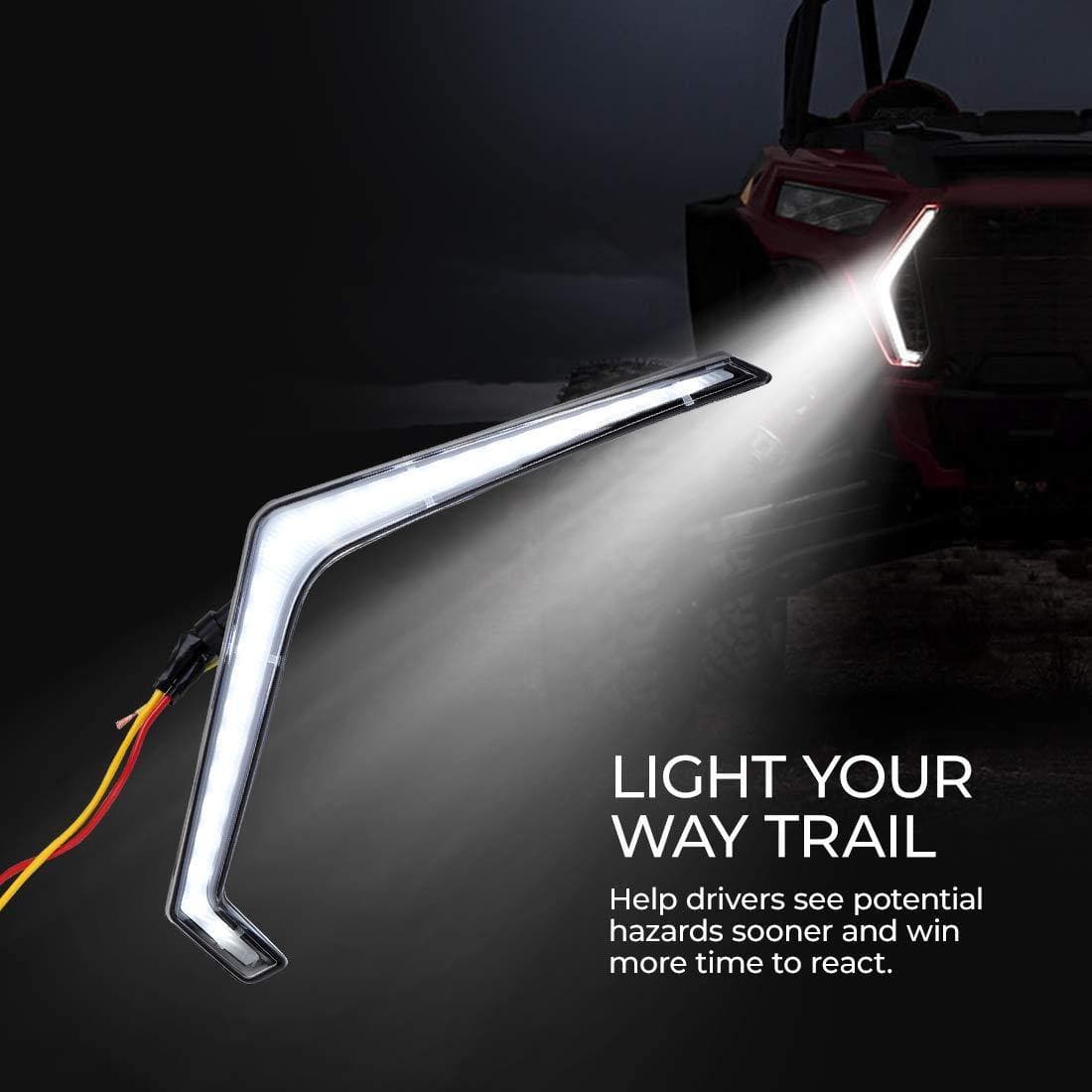 Photo of UTV Front Turn Fang Light Set Fit 2019+ Polaris RZR XP 1000/ Turbo S by Kemimoto - Premium for UTVs / Side by Sides