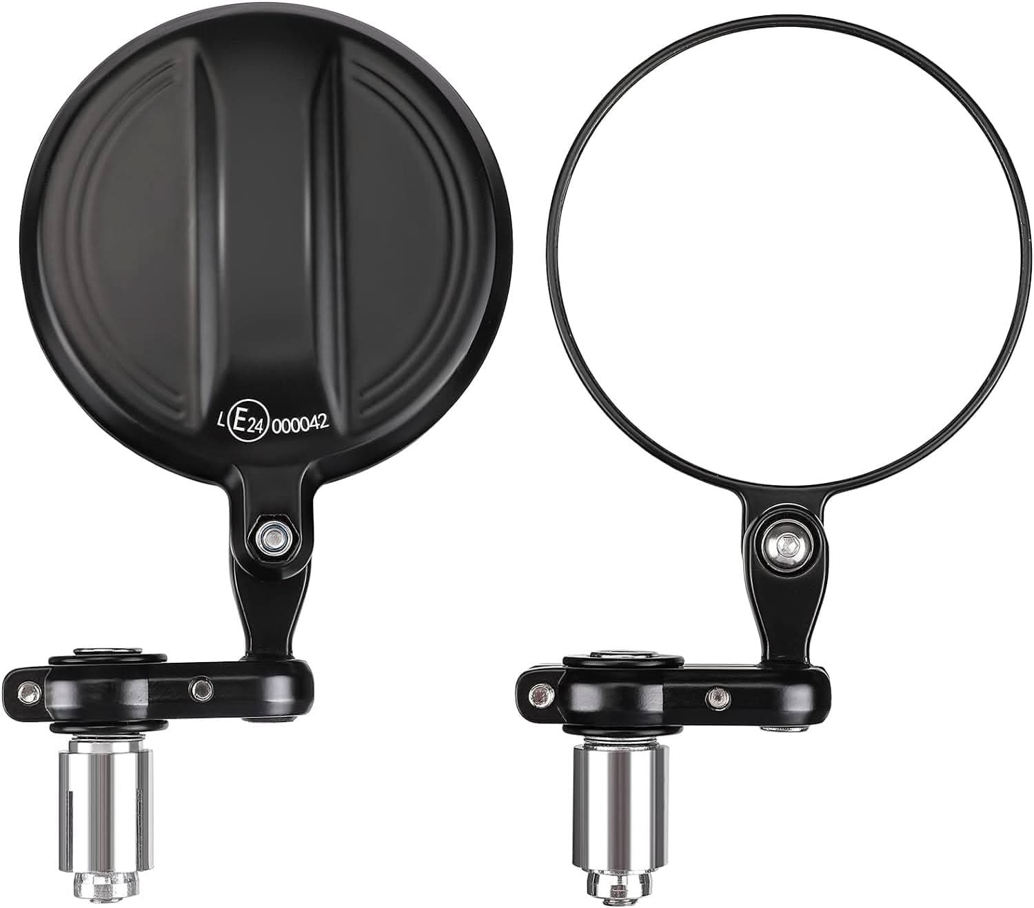 Photo of Universal Motorcycle Mirror for 13-21 mm Handlebar Inner Diameter by Kemimoto - Premium for UTVs / Side by Sides