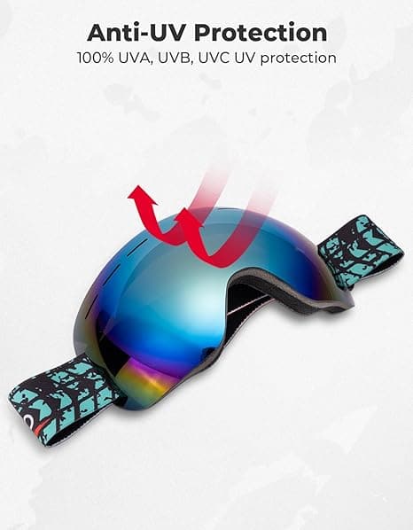 Photo of Motorcycle Goggles UV Protection Clear Vision by Kemimoto - Premium for UTVs / Side by Sides