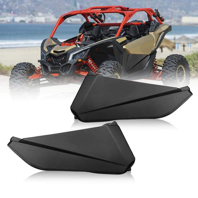 Photo of Kemimoto Front Lower Doors with Metal Frame for Can-Am Maverick X3 by Kemimoto - Premium for UTVs / Side by Sides