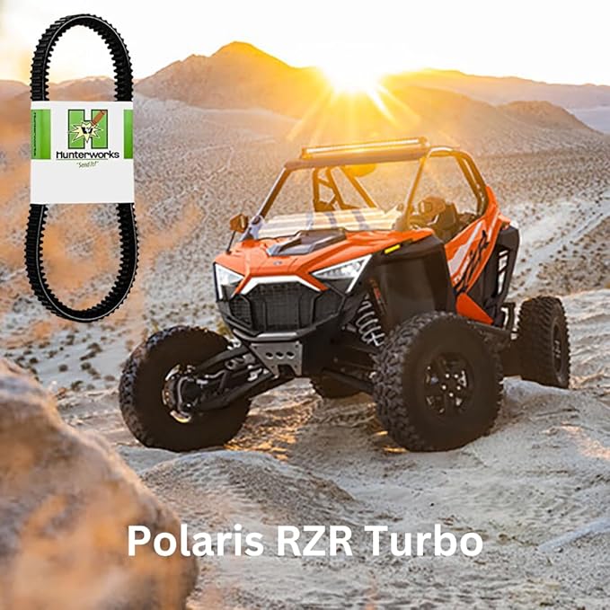 Photo of Hunterworks CVT Drive Belt for 2016-2025 Polaris RZR Turbo/RZR Pro/RZR Turbo R/RZR Turbo S by Hunterworks - Premium for UTVs / Side by Sides