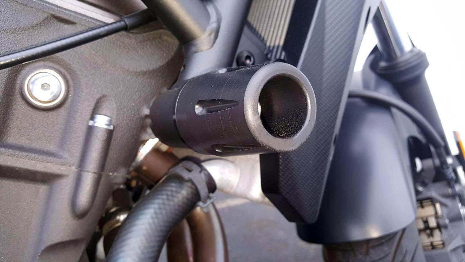 Photo of Motorcycle Frame Sliders for FZ07 MT07 XSR700 FZ-07 MT-07 by Kemimoto - Premium for UTVs / Side by Sides