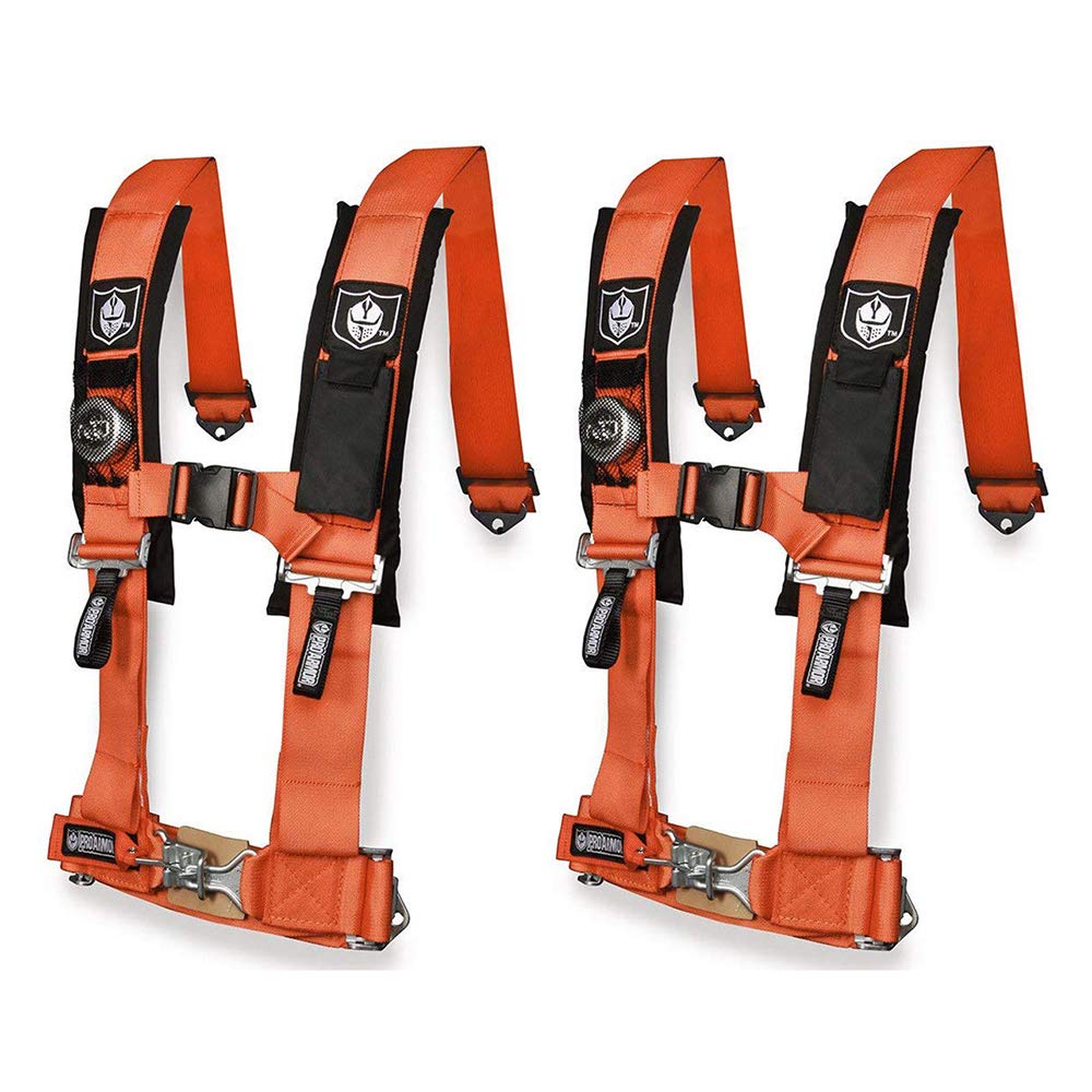 PRO ARMOR 5 POINT 3" HARNESS W/ SEWN IN PADS (2 PACK)