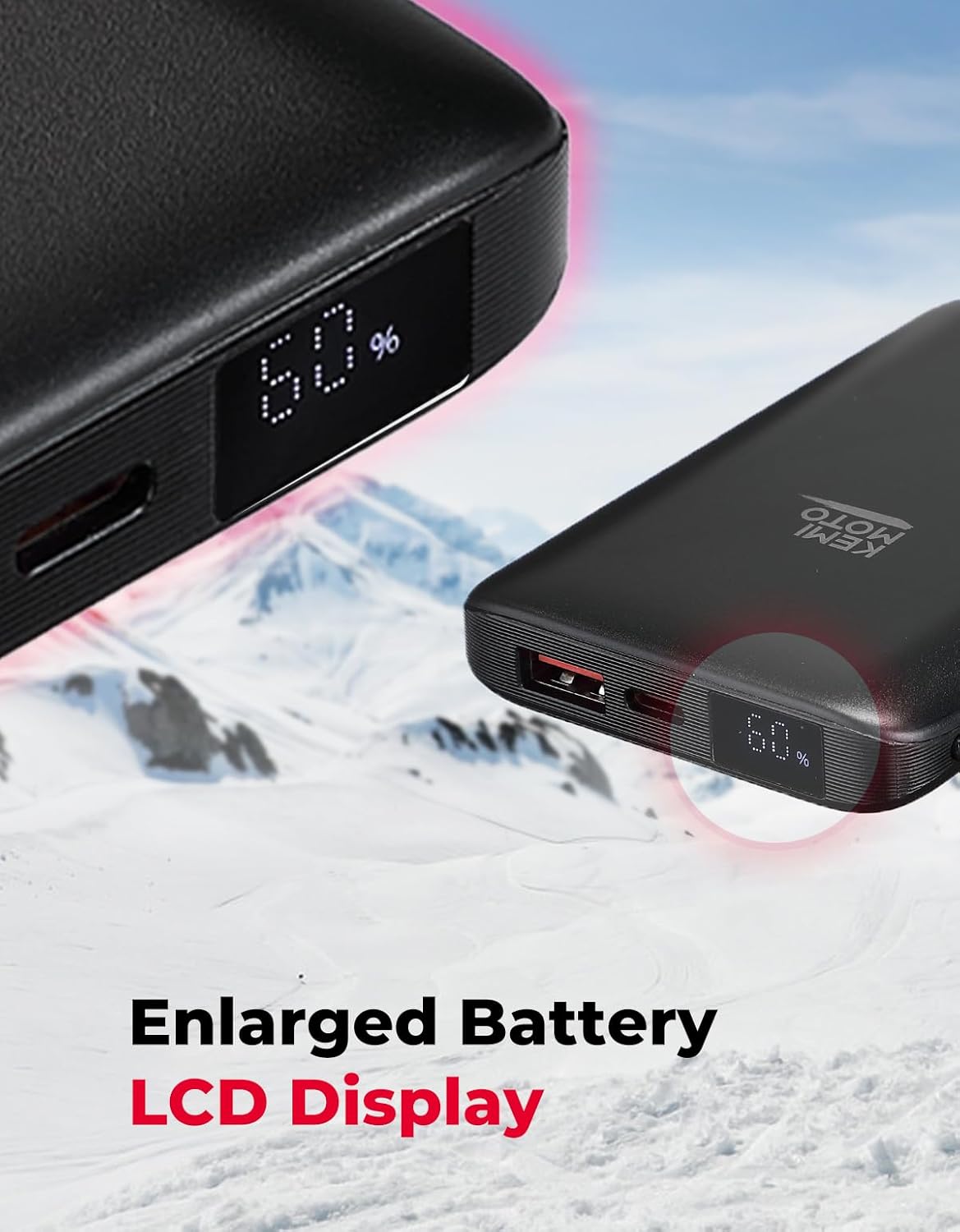 Photo of Kemimoto 5V 10000mAh Battery Pack for Heated Vests by Kemimoto - Premium for UTVs / Side by Sides