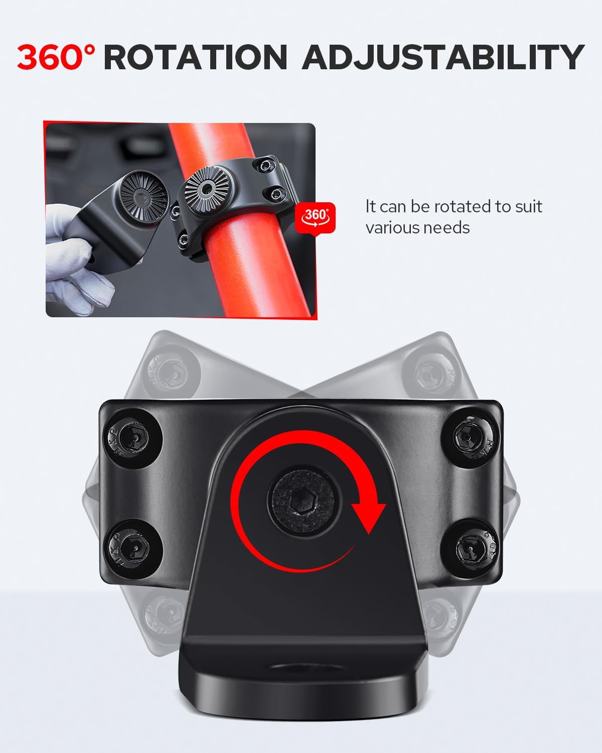 1.75 & 2" Tube Clamp Mounts Pair - Fits RZR Pro Cages
