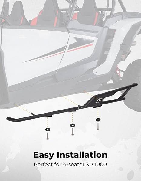 Photo of Nerf Bars Rock Sliders for Polaris RZR XP 1000/ XP 4 1000 2024-2025 by Kemimoto - Premium for UTVs / Side by Sides