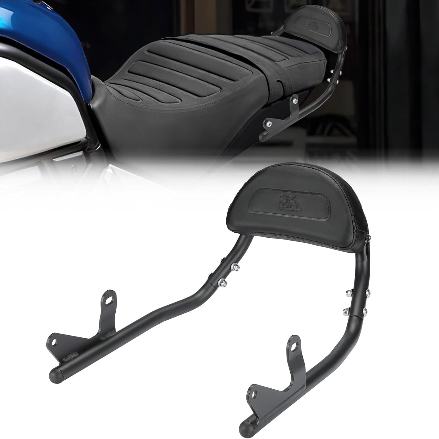 Photo of Motorcycle Sissy Bar Backrest for CLX700 by Kemimoto - Premium for UTVs / Side by Sides