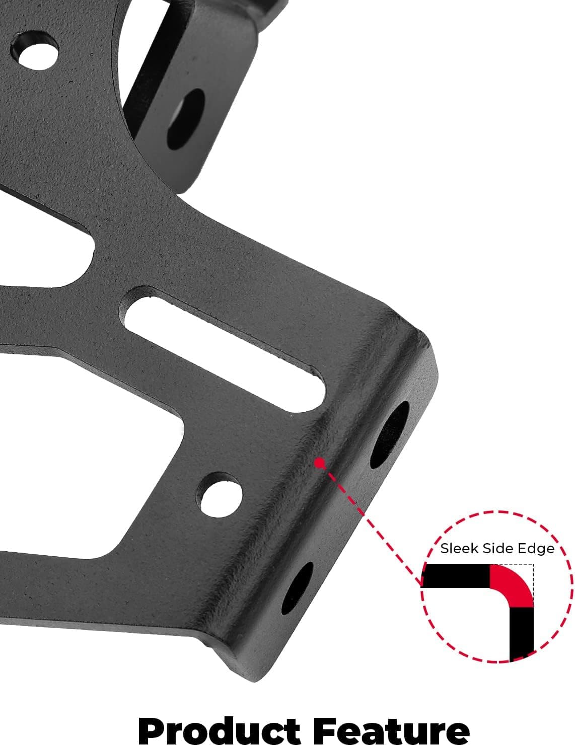 Photo of License Plate Bracket for CRF300L 2021-2022 by Kemimoto - Premium for UTVs / Side by Sides