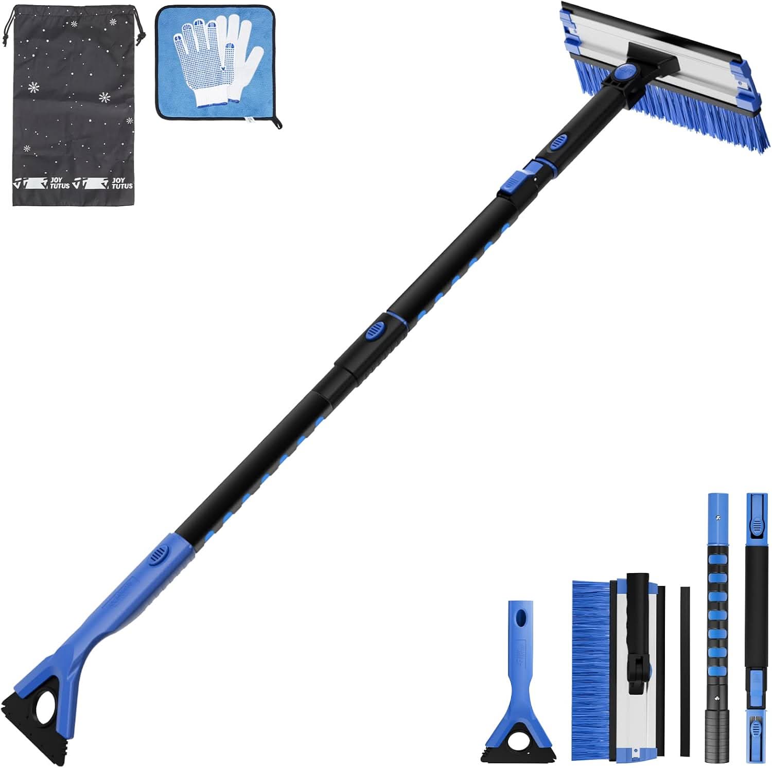 Photo of JOYTUTUS 47” Car Snow Brush by Kemimoto - Premium for UTVs / Side by Sides
