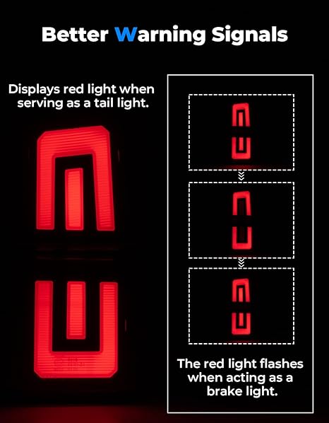 Photo of Upgraded Tail Lights for Polaris Ranger 1000 XP/Crew 2018-2024 by Kemimoto - Premium for UTVs / Side by Sides