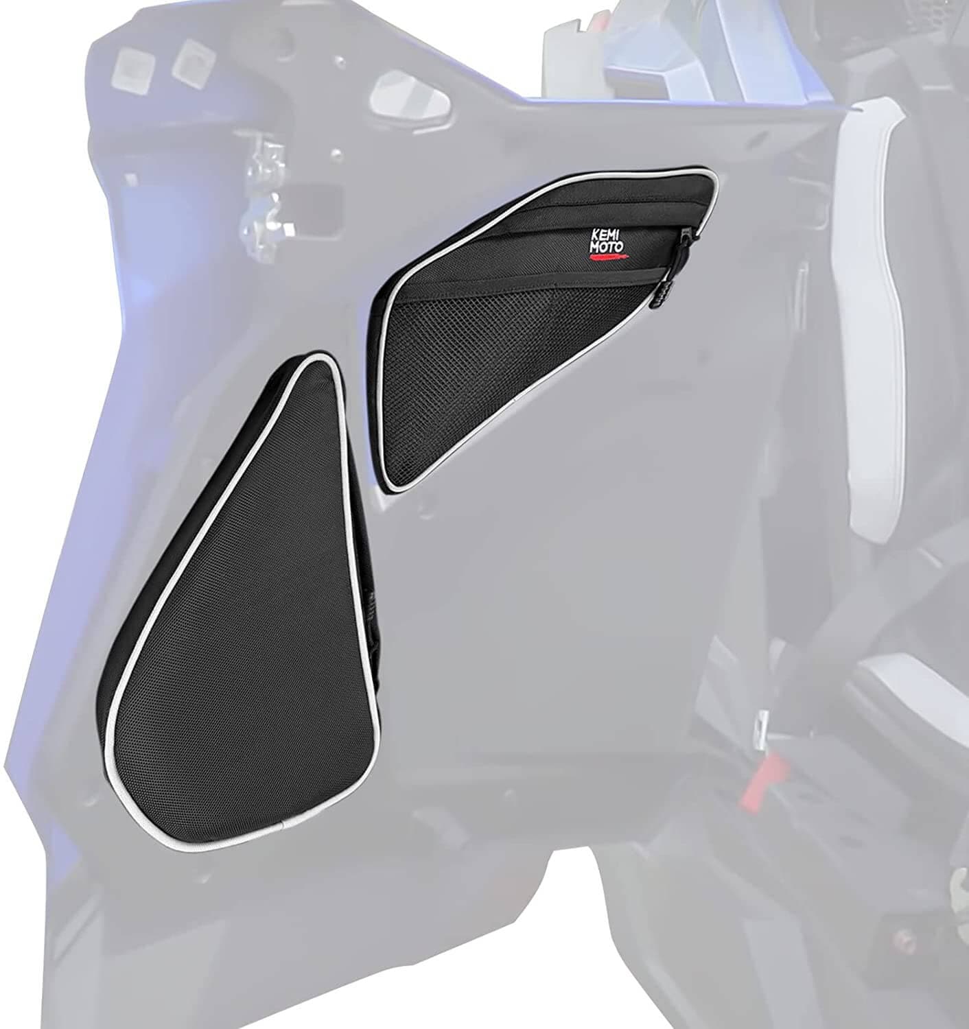 Photo of Rear Door Bags for Polaris RZR PRO XP 4 Turbo R 4 PRO R 4 2020-2024 by Kemimoto - Premium for UTVs / Side by Sides