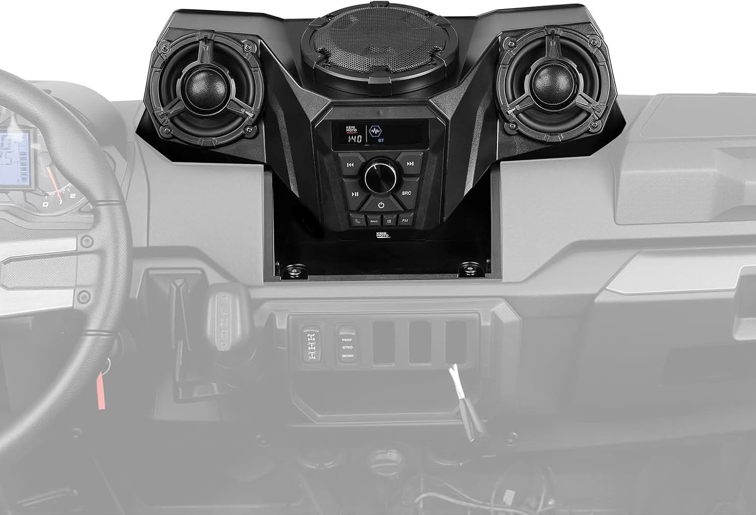 Photo of UTV 3-Speaker Audio Kit For Ranger 1000|1000 XP 1000|XP Crew by Kemimoto - Premium for UTVs / Side by Sides