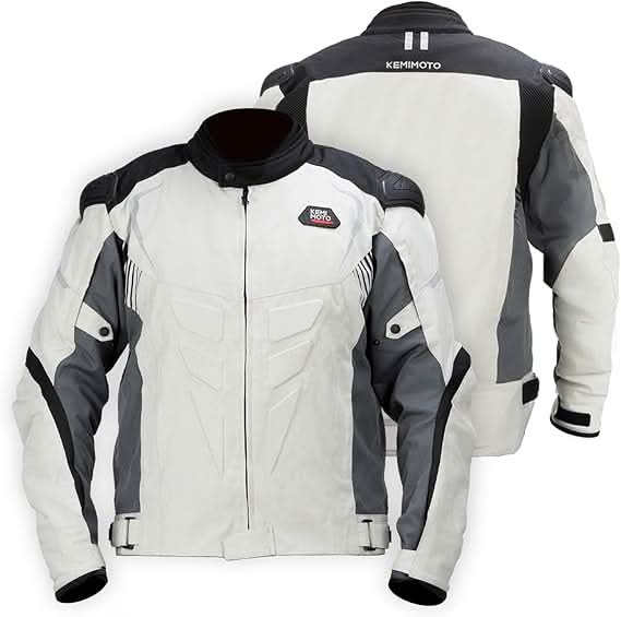 Photo of Motorcycle Jacket Men CE 2 Armored Full Protection Motorbike Riding Jacket by Kemimoto - Premium for UTVs / Side by Sides