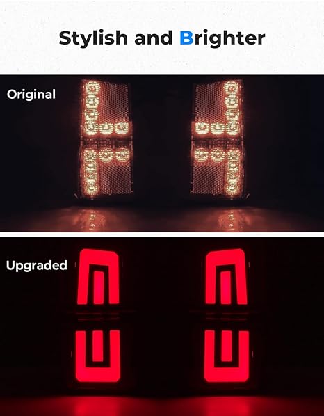 Photo of Upgraded Tail Lights for Polaris Ranger 1000 XP/Crew 2018-2024 by Kemimoto - Premium for UTVs / Side by Sides