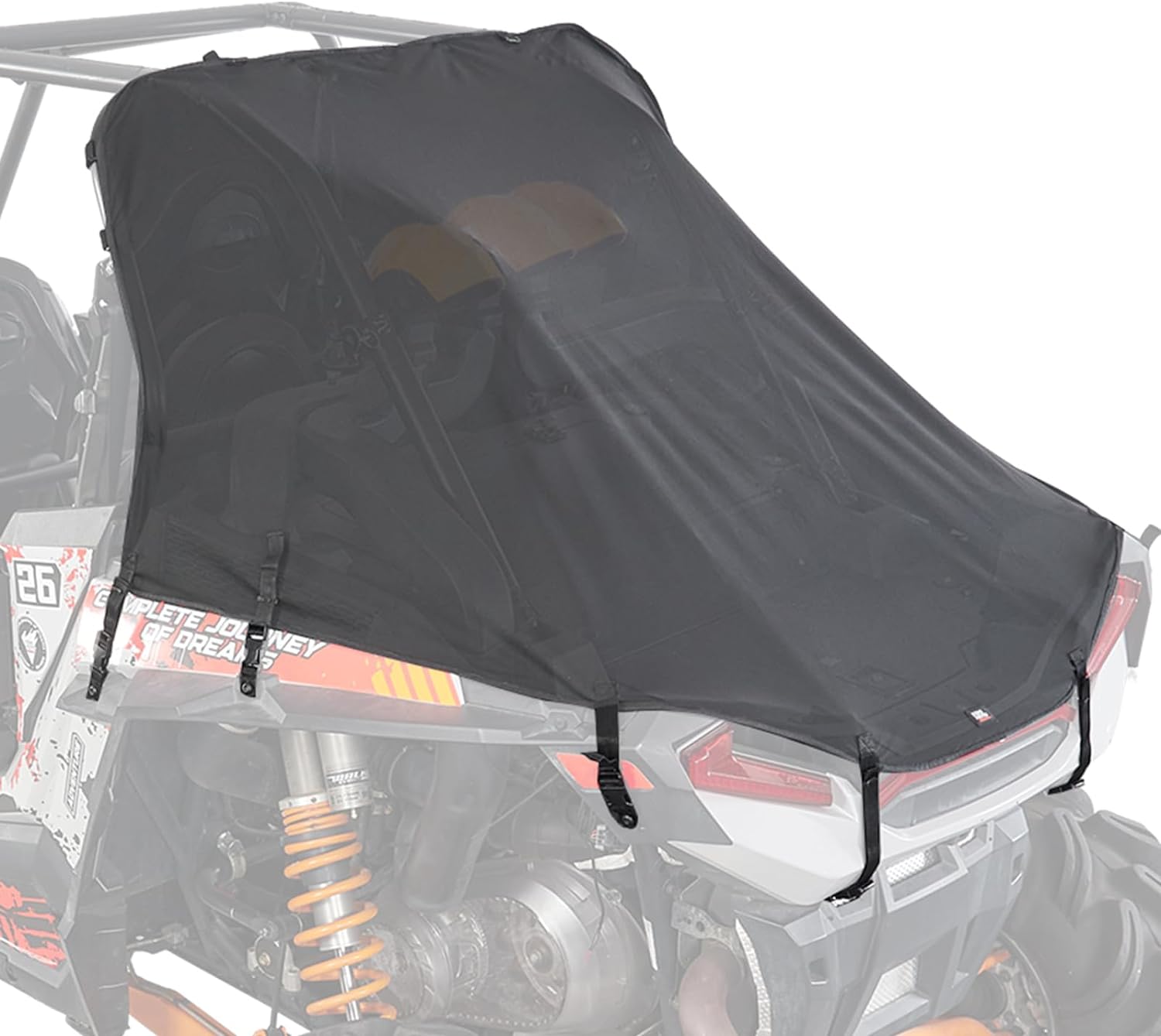 Photo of UTV Cargo Bed Cover for RZR XP 1000 / Turbo 2014-2023 by Kemimoto - Premium for UTVs / Side by Sides