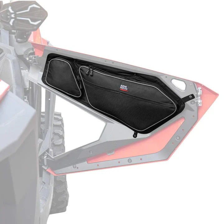 Photo of Soft Upper Doors & Front Door Bag for RZR Pro XP 2020-2024 by Kemimoto - Premium for UTVs / Side by Sides