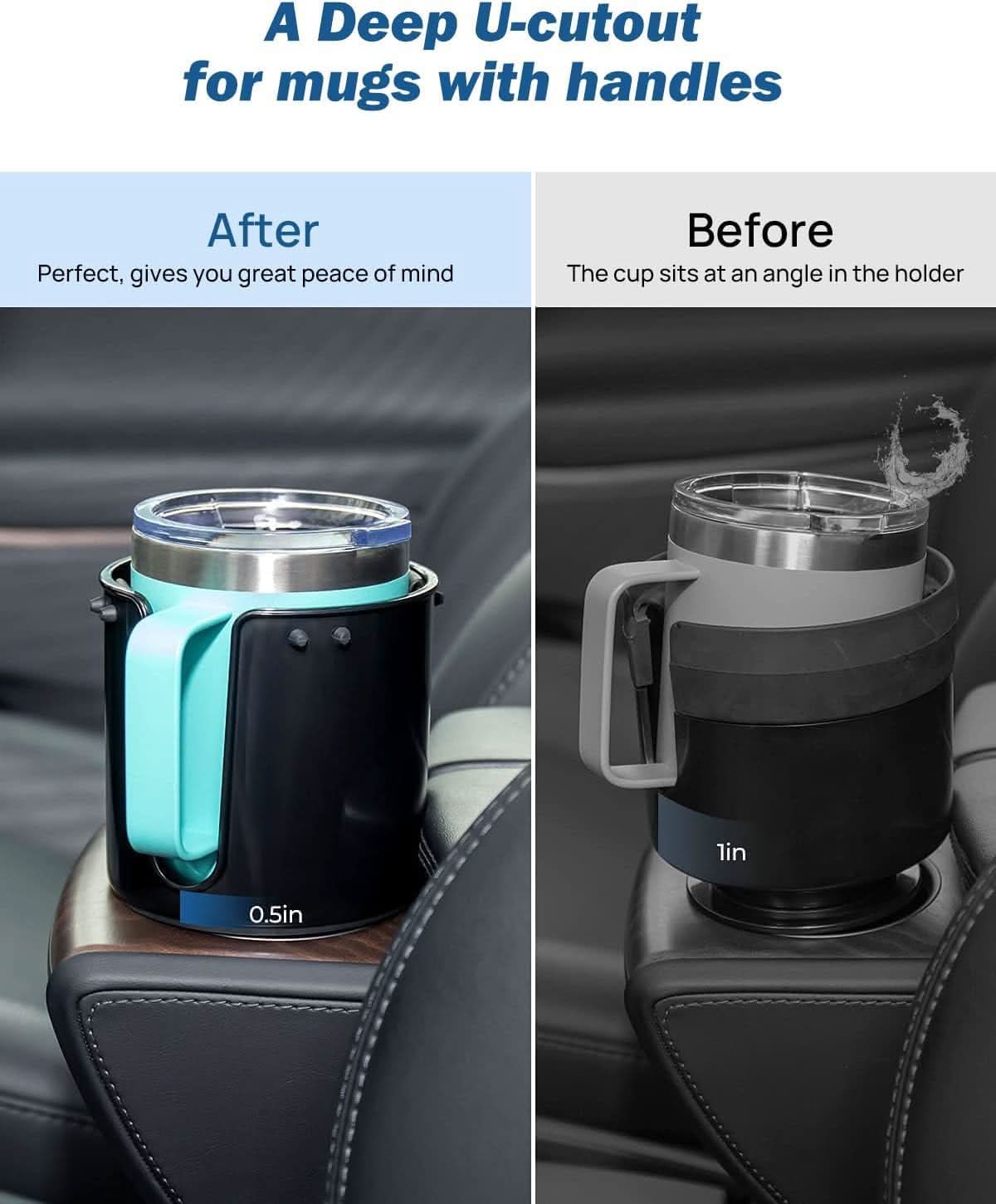 Photo of Kemimoto JOYTUTUS Large Stable Cup Holder Expander for YETI, Hydro Flask by Kemimoto - Premium for UTVs / Side by Sides