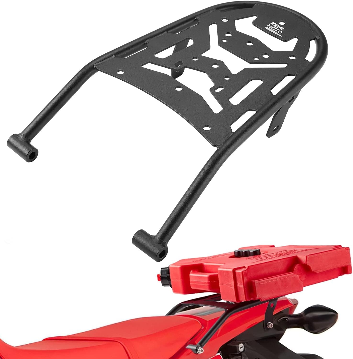 Photo of Rear Rack Luggage Storage Rack for CRF300L 2021-2024 by Kemimoto - Premium for UTVs / Side by Sides
