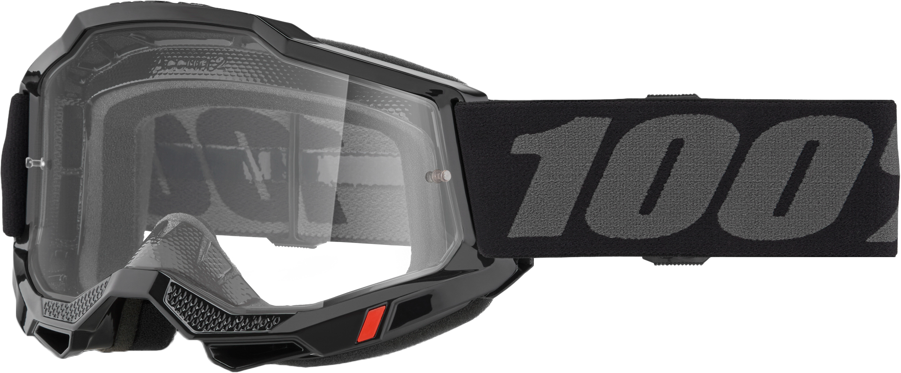 Photo of ACCURI 2 OTG GOGGLE BLACK CLEAR LENS by 100-PERCENT - Premium Eyewear for UTVs / Side by Sides