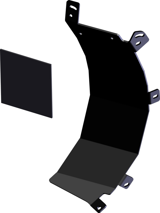 Photo of KFI POLY BLADE SIDE SHIELD PASS by KFI - Premium Snow Plows & Mounts for UTVs / Side by Sides