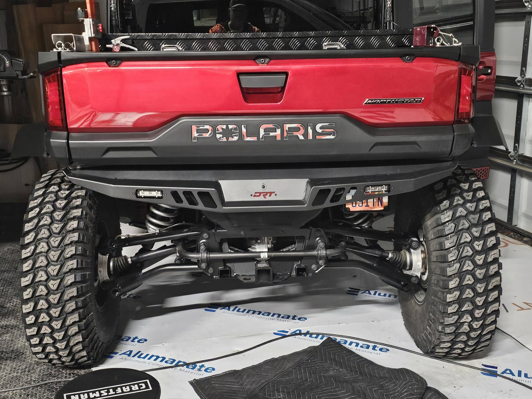2024+ Polaris Ranger XD 1500 Rear Bumper by DRT Motorsports
