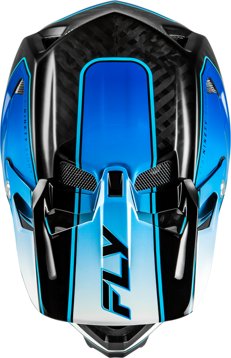 Photo of WERX-R FLOW CARBON HELMET BLACK CARBON/BLUE/WHITE MD by FLY RACING - Premium Helmets for UTVs / Side by Sides
