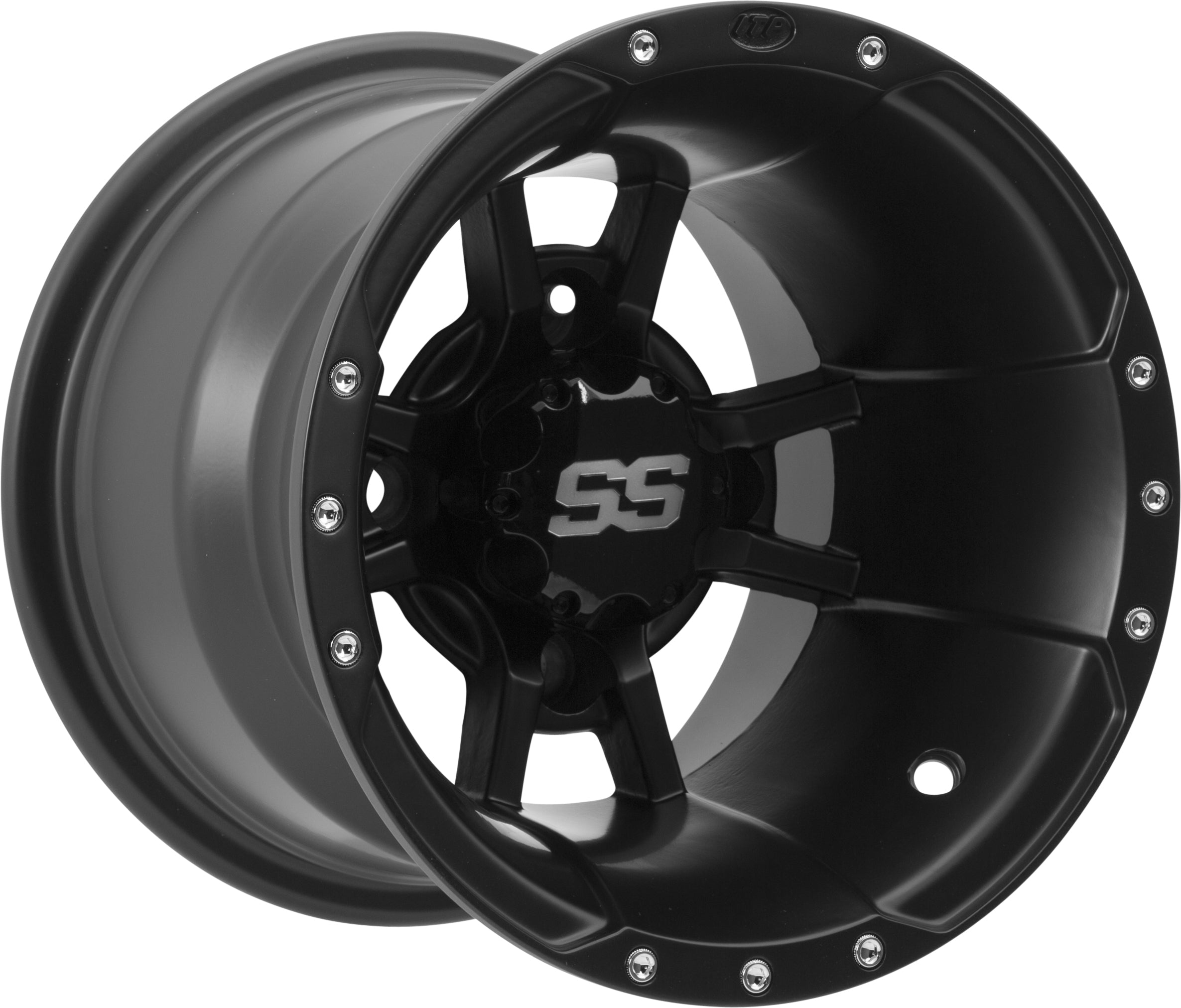 Photo of SS112 BLK 9X8 4/115 3+5 by ITP - Premium Wheels for UTVs / Side by Sides