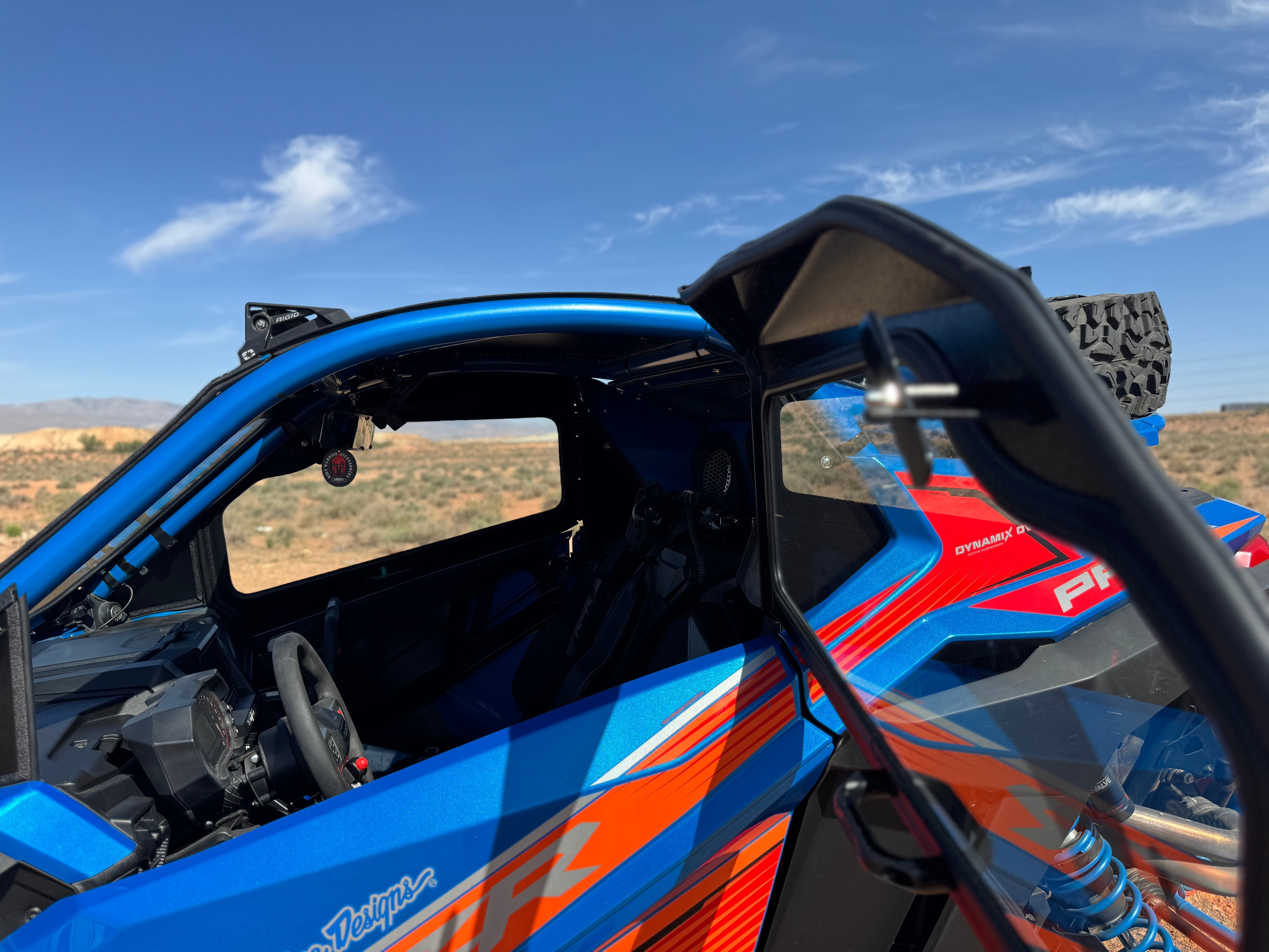 Photo of POLARIS RZR PRO R 2-SEAT 2022-24 Cab Enclosure "THE VAULT" Upper Side Doors & Panels (Patent Pending) by Dirt Warrior Accessories - Premium VAULT for UTVs / Side by Sides
