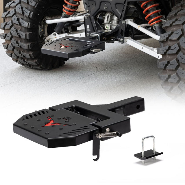 Photo of UTV Hitch Step with 2" Receiver for Polaris Ranger 1000 Defender UFORCE 1000 by Kemimoto - Premium for UTVs / Side by Sides