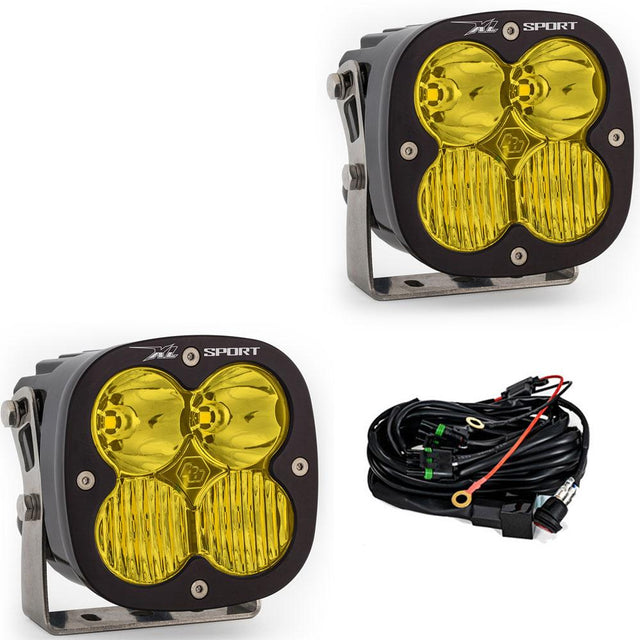 Photo of XL Sport LED Auxiliary Light Pod Pair Driving/Combo Amber by Baja Designs - Premium for UTVs / Side by Sides