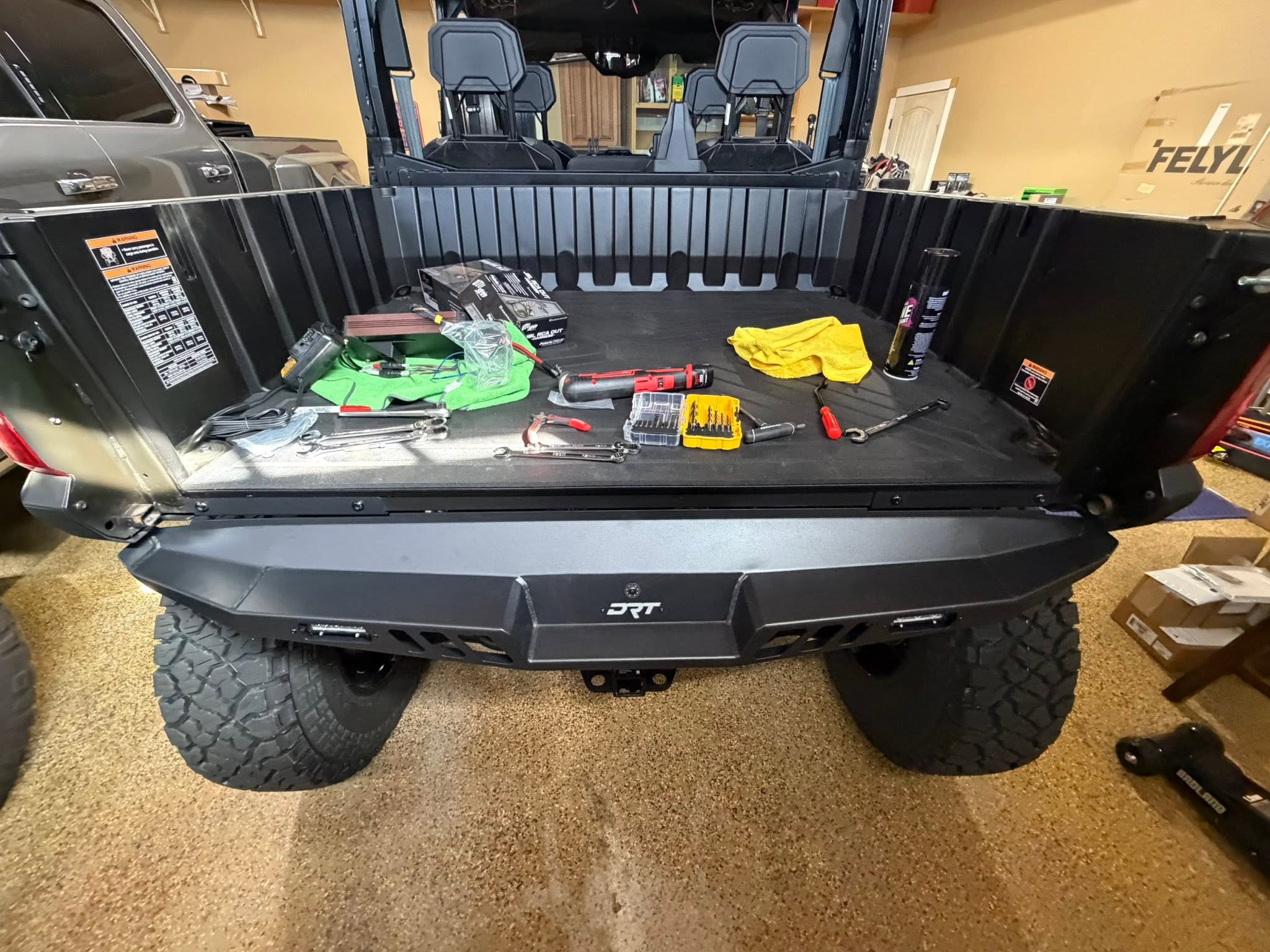 2024+ Polaris Ranger XD 1500 Rear Bumper by DRT Motorsports