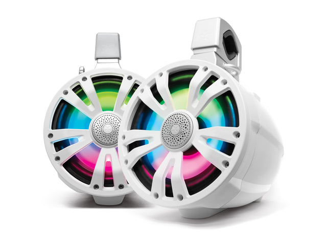 Photo of EXTRMTOWER 2-PK 8 SPKR 1 AMP 1 AMP + 1 NON-AMP SPKR WHT by ECOXGEAR - Premium Audio for UTVs / Side by Sides