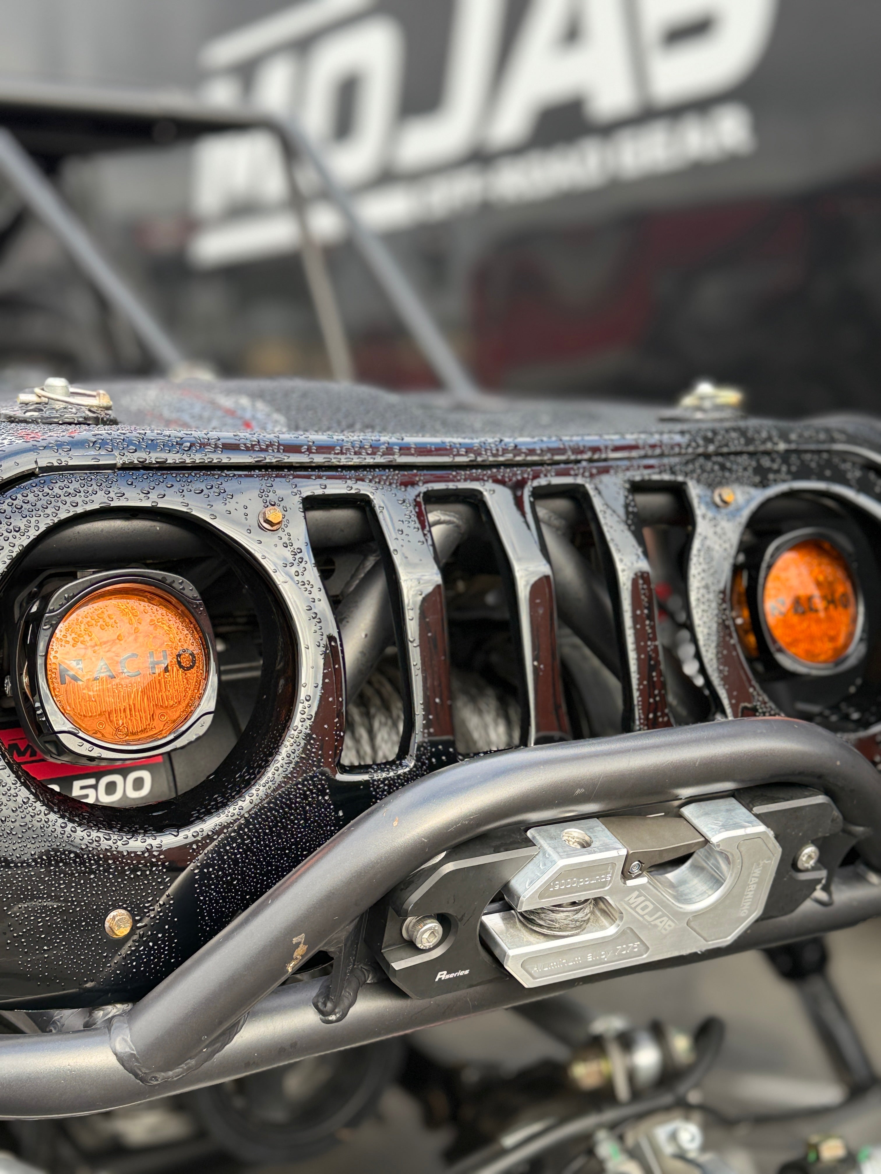 Photo of Aluminum Recessed Winch Shackle with Fairlead Kit, closed latch (LIFE TIME WARRANTY*) by MOJAB OFFROAD - Premium Winches & Winch Mounts for UTVs / Side by Sides