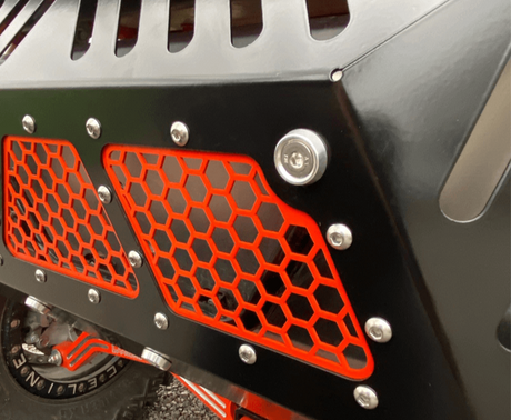 Photo of Honda Talon Exhaust Cover by AJK Offroad - Premium for UTVs / Side by Sides