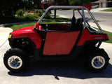 50 Caliber Racing red-panel Polaris RZR doors - view 9